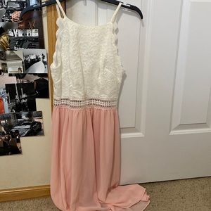 Light Pink Midi Dress